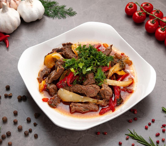 Аччик гушт (Острое мясо) 350 гр